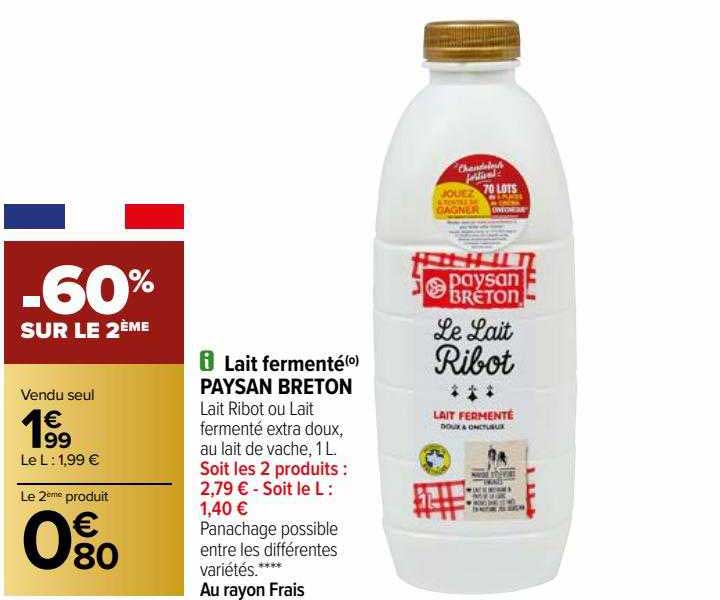 lait fermenté paysan breton