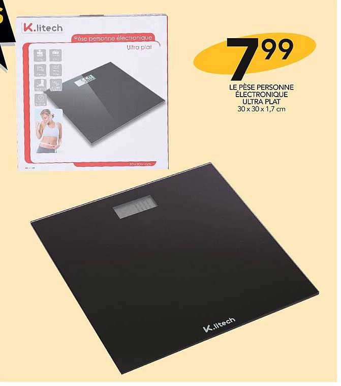 le pèse personne électronique ultra plat