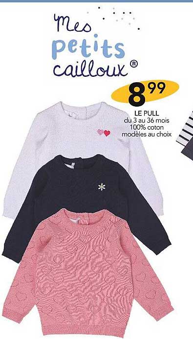 le pull mes petits cailloux