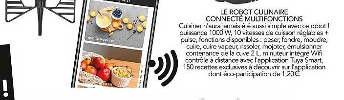 le robot culinaire connecté multifonctions