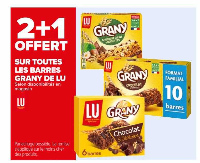les barres grany de lu