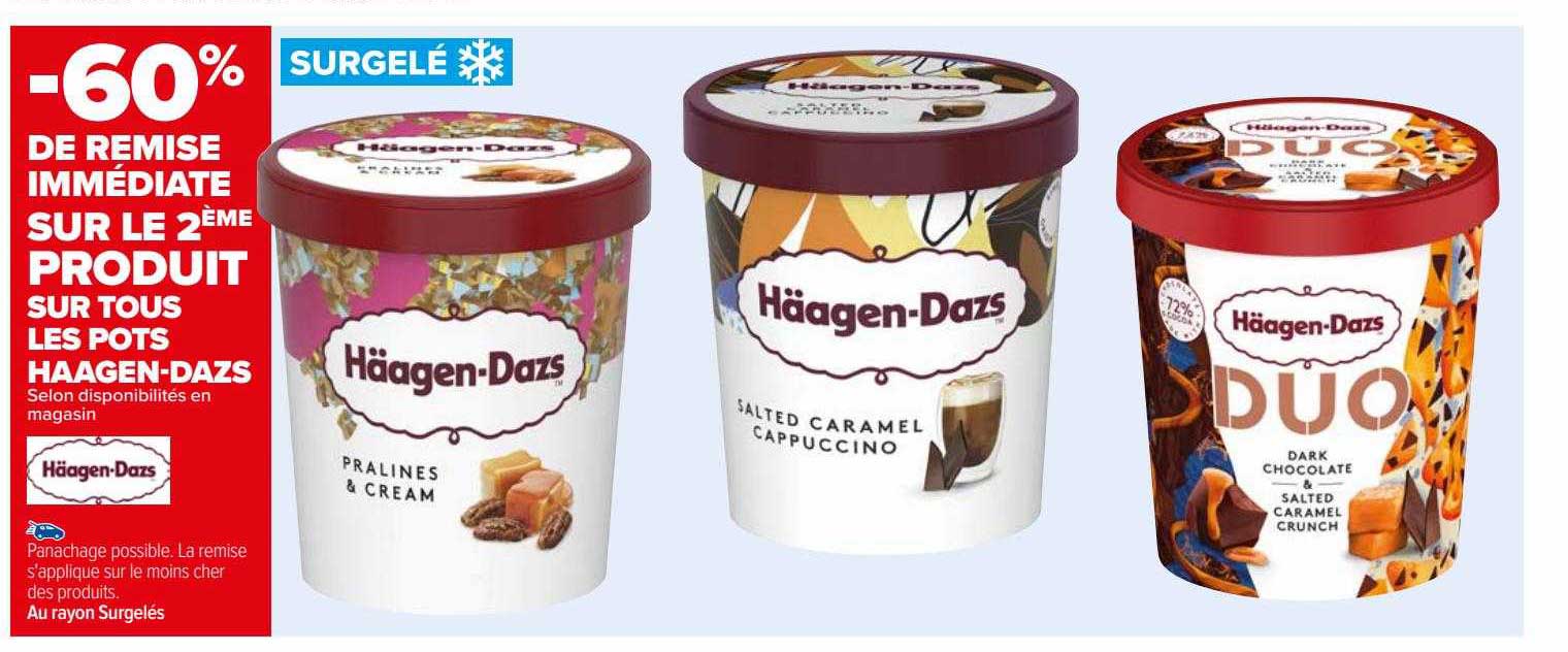 les pots häagen-dazs