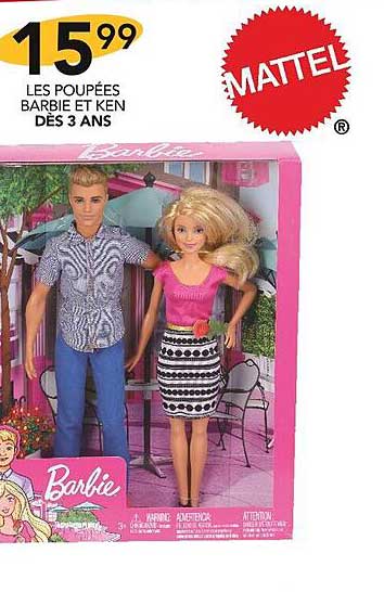 les poupées barbie et ken dès 3 ans