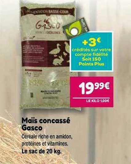 Maïs Concassé Gasco