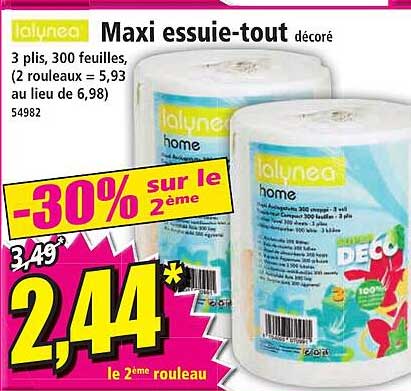 maxi essuie-tout décoré lalynea