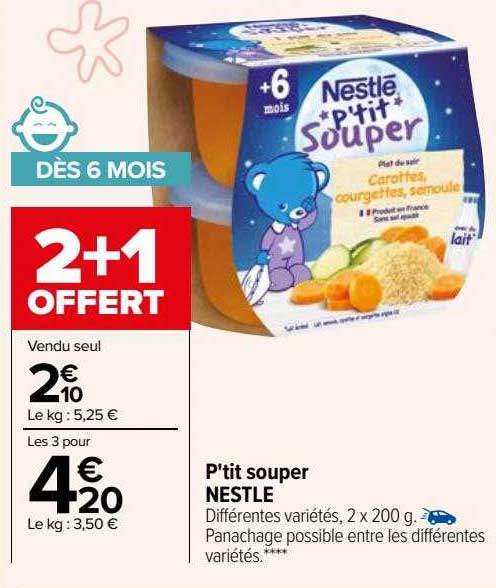 p'tit souper nestlé