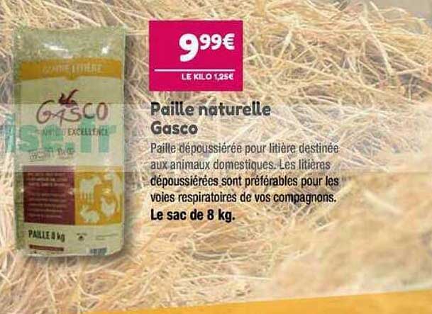 paille naturelle gasco