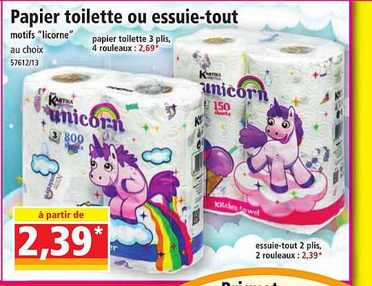 papier toilette ou essuie-tout
