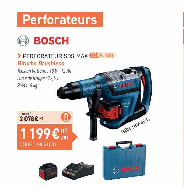 perforateur sds max bosch
