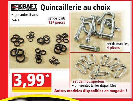 quincaillerie au choix kraft werkzeuge