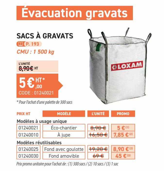 sacs à gravats loxam