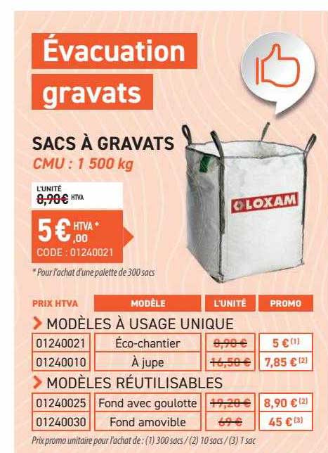 sacs à gravats loxam