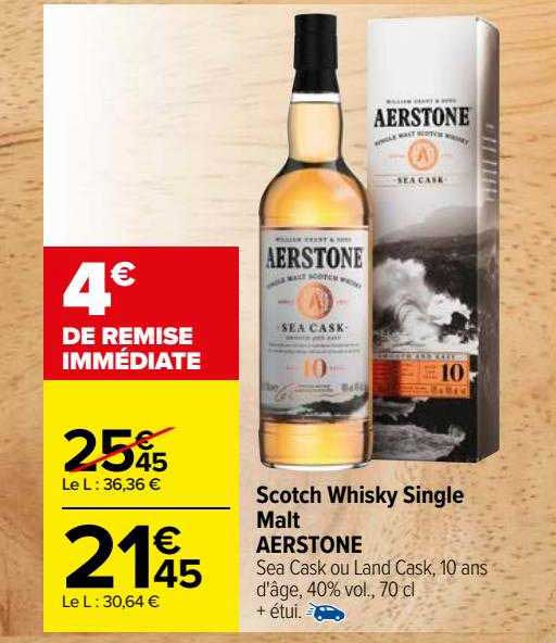 scotch whisky single malt aerstone