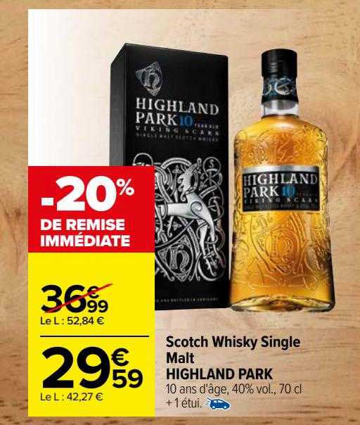 scotch whisky single malt highland park