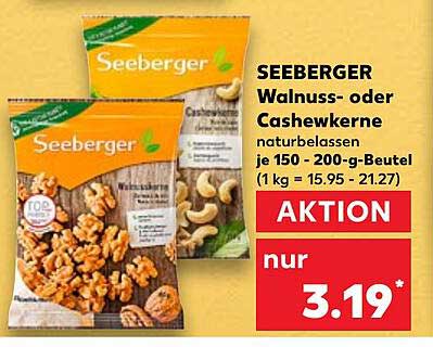 seeberger walnuss- oder cashewkerne