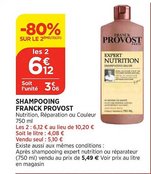shampooing franck provost