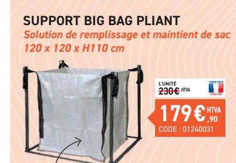 support big bag pliant