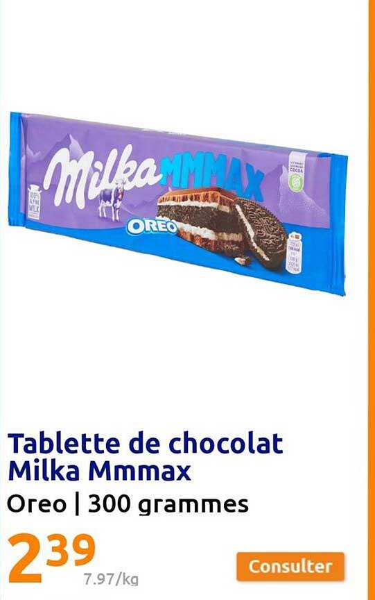 Tablette De Chocolat Milka Mmmax