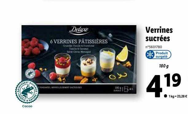 Verrines Sucrées Deluxe