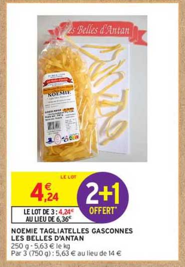noémie tagliatelles gasconnes les belles d'antan