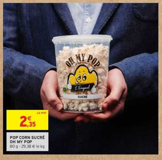 Pop Corn Sucré Oh My Pop