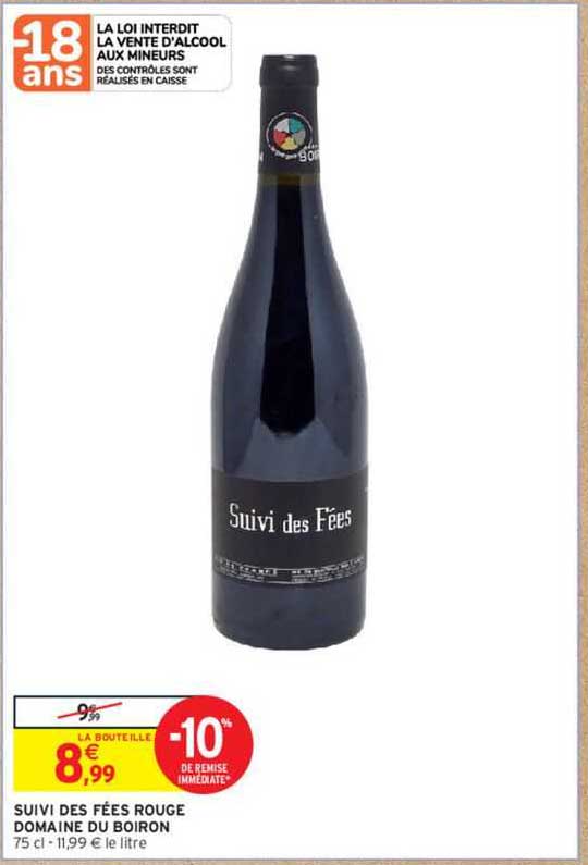 suivi des fées rouge domaine du boiron