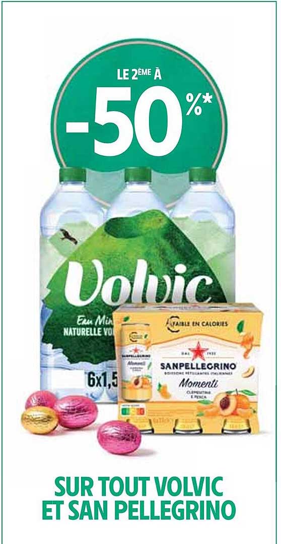 volvic et san pellegrino
