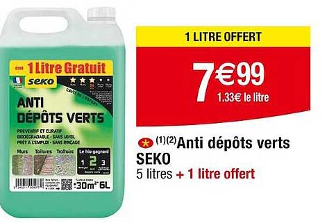 anti dépôts verts seko