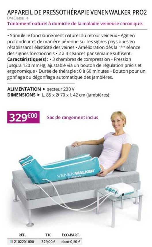 Appareil De Pressothérapie Venenwalker Pro2