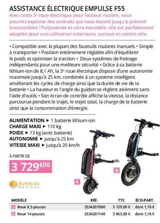 assistance électrique empulse F55