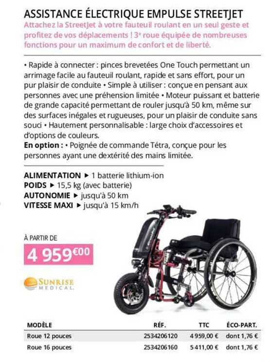 assistance électrique empulse streetjet