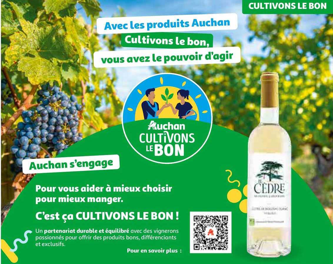 auchan cultivons le bon