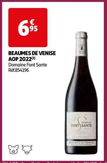 beaumes de venise aop 2022 domaine font sante