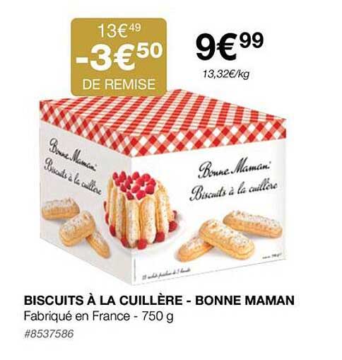 biscuits à la cuillère - bonne maman