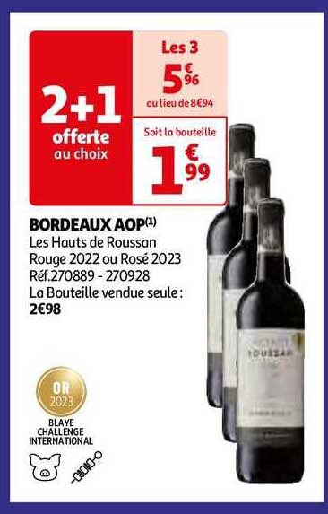 bordeaux aop les ahtus de roussan