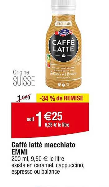 caffé latté macchiato emmi