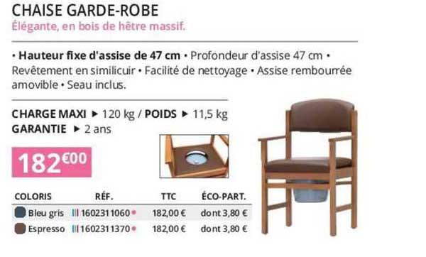 chaise garde-robe