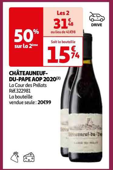 châteauneuf-du-pape aop 2020 la cour des prélats