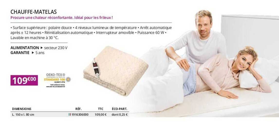 chauffe- matelas