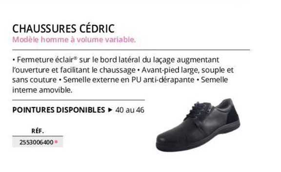 chaussures cédric