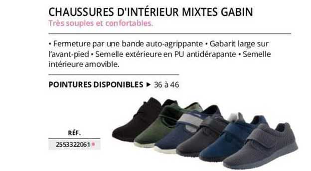Chaussures D'intérieur Mixtes Gabin