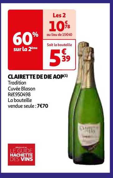 clairette de die aop tradition cuvée blason