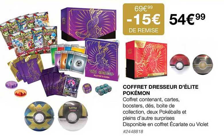 coffret dresseur d'élite pokémon