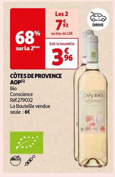 côtes de provence aop bio conscience