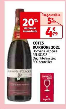 côtes du rhône 2021 domaien pélaquié