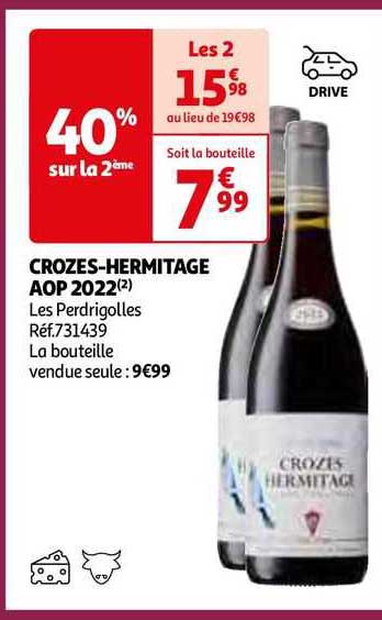 crozes-hermitage aop 2022 les perdrigolles
