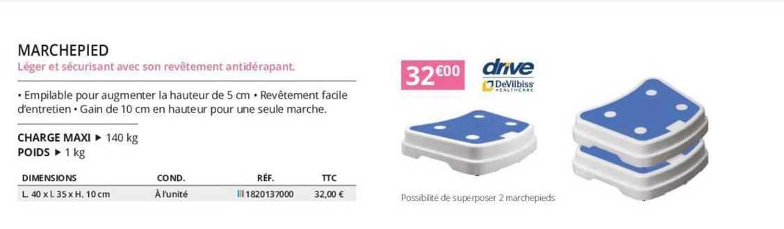 Drive Devilbiss Marchepied