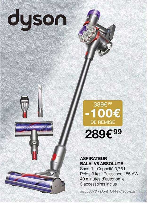 dyson aspirateur balai absolute