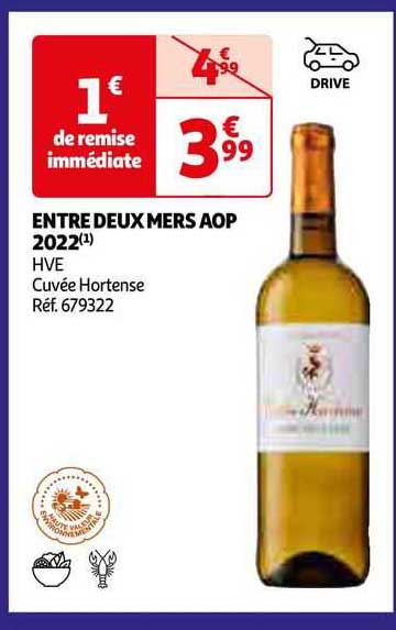 entre deux mers aop 2022 hve cuvée hortense