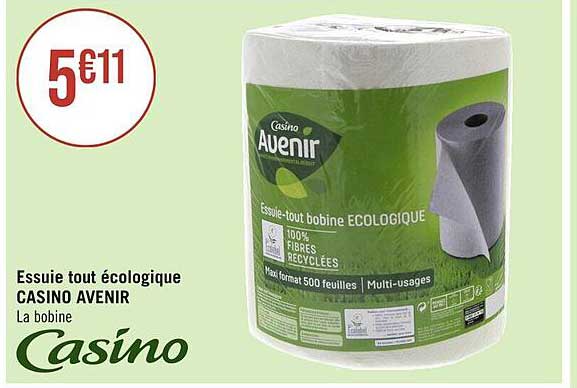 essuie tout écologique casino avenir